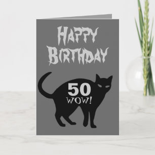 Happy Birthday Card 50th. Kaart