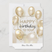 Happy Birthday Card door StudsGlaze Kaart (Voorkant)
