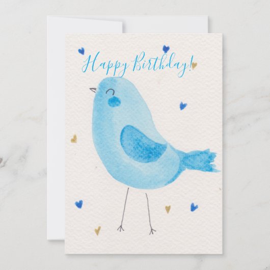 Happy Birthday Card Feestdagenkaart (Voorkant)