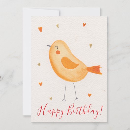 Happy Birthday Card Feestdagenkaart (Voorkant)
