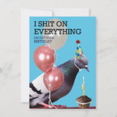 Happy Birthday Card for Pigeons (Voorkant)