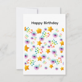 Happy Birthday Card Kaart