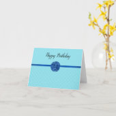 Happy Birthday Card Kaart (Gele Bloem)