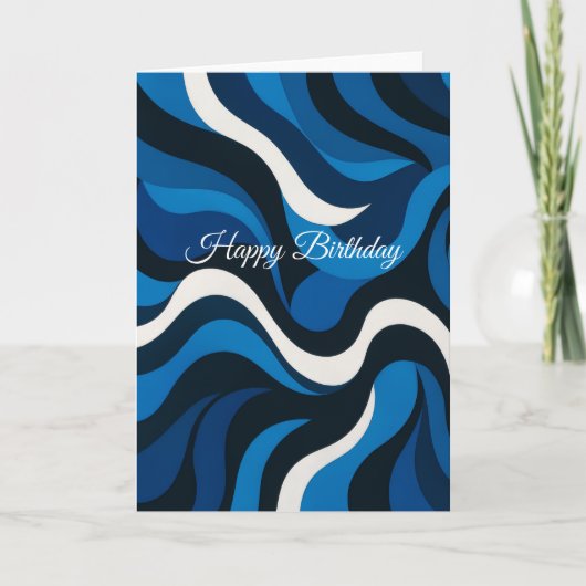 Happy Birthday Card Kaart (Voorkant)