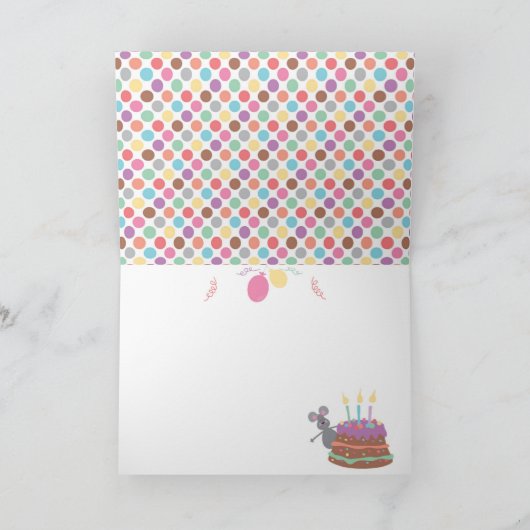 Happy Birthday card Kaart (Binnen)