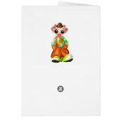 Happy Birthday Card Little Clown - Gepersonaliseer (Achterkant)