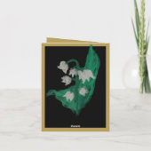 Happy Birthday Card met May's Flower Kaart (Achterkant)