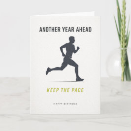 happy birthday card runner kaart