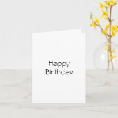 Happy Birthday Card (Sarcastisch) Kaart (Gele Bloem)