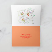 Happy Birthday Card Sister Kaart (Binnen)