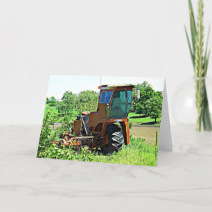 Happy BIrthday Card Tractor-foto Kaart