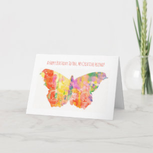 Happy Birthday Card voor artiest Creative Friend Kaart