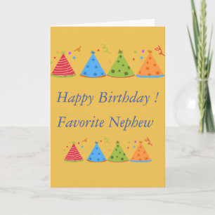Happy Birthday Card voor neef Kaart