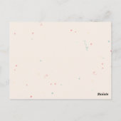 Happy Birthday Card with Cake Briefkaart (Achterkant)