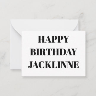 Happy Birthday Card You Can Use In All Contextes Notitiekaartje
