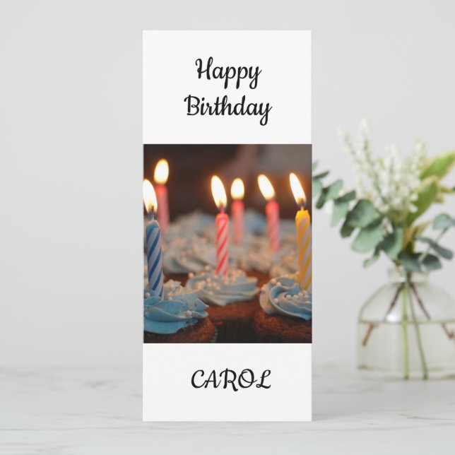Happy Birthday Carol (Staand voorkant)