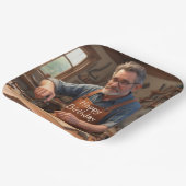 Happy Birthday Carpenter Papieren Bordje (Gebogen)