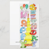 Happy Birthday Cartoon Bubble Personages (Voorkant / Achterkant)