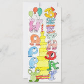 Happy Birthday Cartoon Bubble Personages (Voorkant)