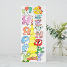 Happy Birthday Cartoon Bubble Personages