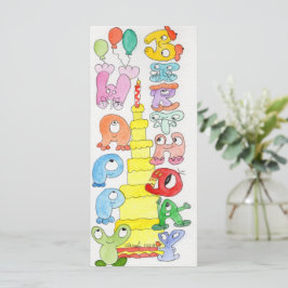 Happy Birthday Cartoon Bubble Personages