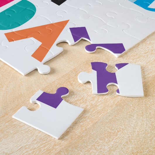 Happy Birthday Cartoon Legpuzzel (Zijkant)