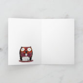 Happy Birthday cartoon stijl bevers Kaart (Binnen)