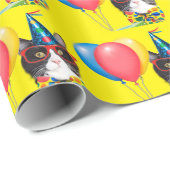 Happy Birthday Cat in het Pet Cadeaupapier (Rol Hoek)
