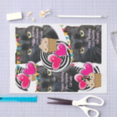 Happy Birthday Cat Lady-weefselpapier Tissuepapier (Craft)