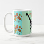 Happy Birthday Cat Oranje Poppy Womans Name Mok (Links)