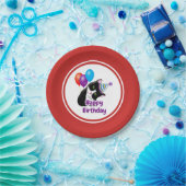 Happy Birthday Cat Papieren Bordje (Feest)