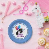 Happy Birthday Cat Papieren Bordje (Feest)