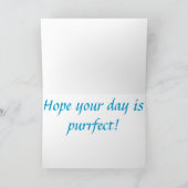 Happy Birthday Cat wenskaart Kaart (Binnen)