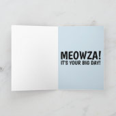 HAPPY BIRTHDAY CAT WENSKAARTEN FEESTDAGEN KAART (Binnen)