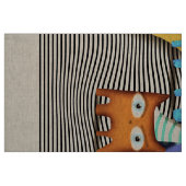 Happy Birthday Cats Linen Stof (Fat Quarter)