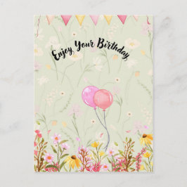 Happy Birthday Celebration Briefkaart