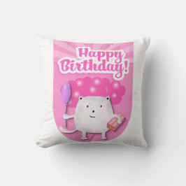 Happy Birthday Celebration Design Kussen