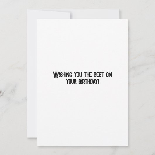 Happy Birthday Celebration Kaart (Achterkant)