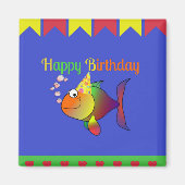 Happy Birthday Celebration Magneet (Voorkant)