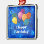 Happy Birthday Celebration Metalen Ornament (Links)