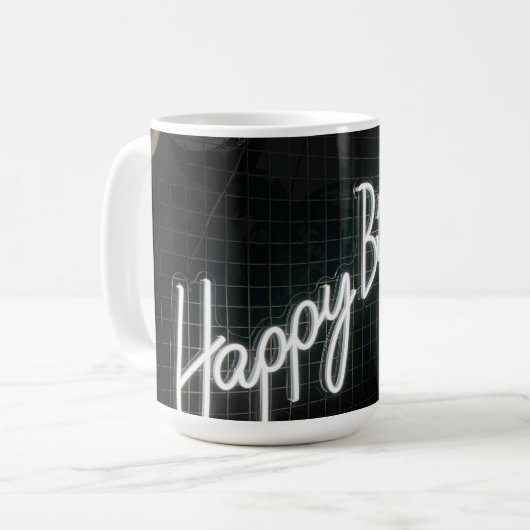 Happy Birthday Celebration Mok – kleurrijk feest (Voorkant links)