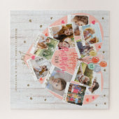 Happy Birthday Celebration Photo Scrapbook Heart Legpuzzel (Horizontaal)