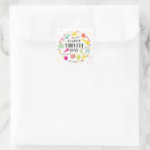 Happy Birthday Celebrations Square Sticker (Tas)