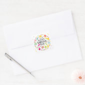 Happy Birthday Celebrations Square Sticker (Envelop)
