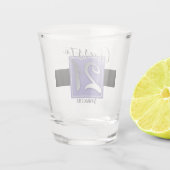 Happy Birthday Cheers to 21 Shot Glass Shot Glas (Achterkant)