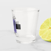 Happy Birthday Cheers to 21 Shot Glass Shot Glas (Rechts)