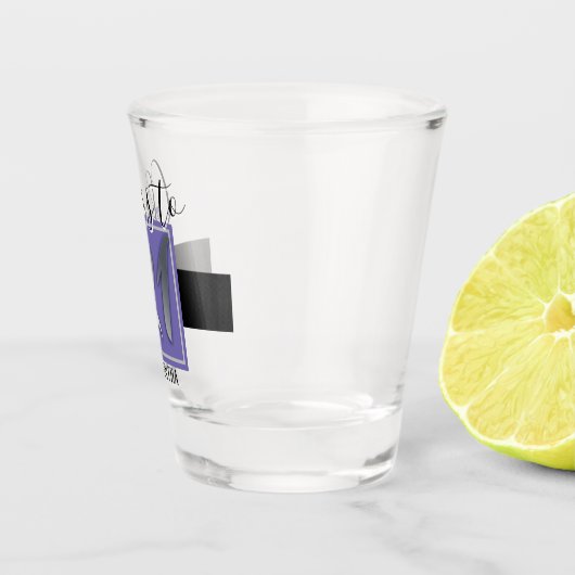 Happy Birthday Cheers to 21 Shot Glass Shot Glas (Rechts)