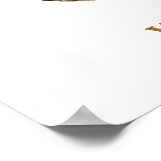 Happy Birthday Cheers To 50 Years Photo Collage Poster (Hoek)