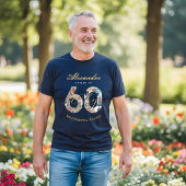  Happy Birthday Cheers To 60 Years Photo Collage T-shirt