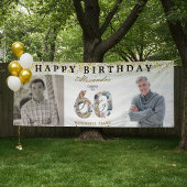 Happy Birthday Cheers To 60 Years Photo Then & Now Spandoek